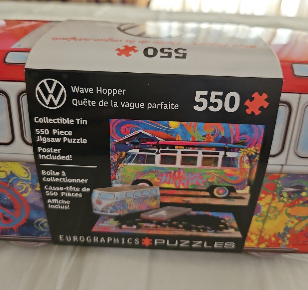Eurographics Wave Hopper 550-Piece Jigsaw Puzzle - Multicolor Surf Van